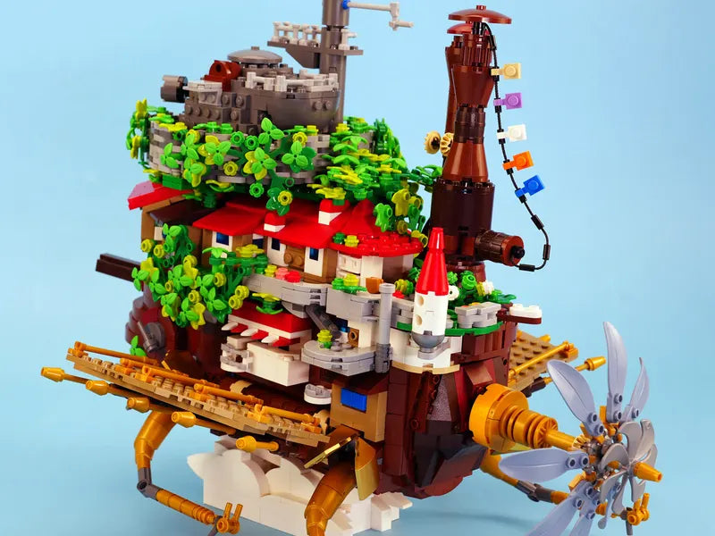 Howl's Moving Castle Flying Version — Custom MOC by G.S for CLICK STUDIO | 哈爾的移動城堡飛行版
