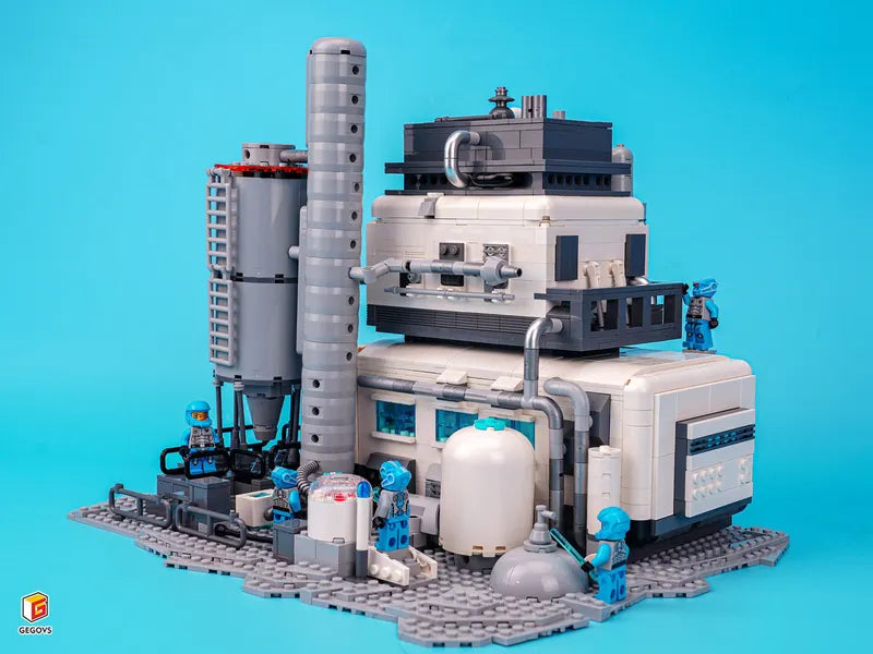 Alien Refinery Factory — Custom MOC by G.S for CLICK STUDIO | 異星精煉工廠