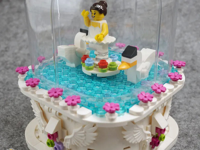 Ballet Doll Display Box — Custom MOC by G.S for CLICK STUDIO | 芭蕾娃娃展示盒