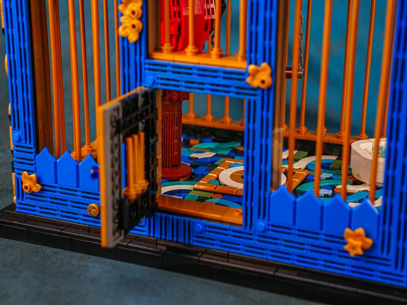 Golden Birdcage Baroque — Custom MOC by G.S for CLICK STUDIO | 藍金交輝古典歐式鳥籠