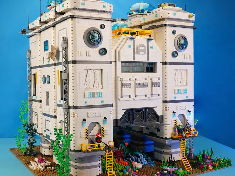 Underwater Research Centre — Custom MOC by G.S for CLICK STUDIO | 海底科研中心