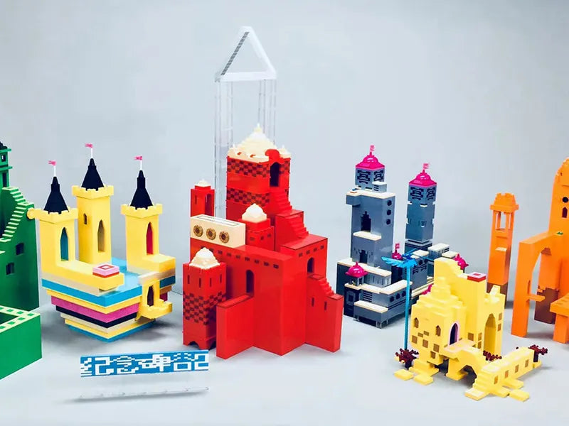 Monument Valley Brick Tribute — Custom MOC by G.S for CLICK STUDIO | 用樂高還原紀念碑谷