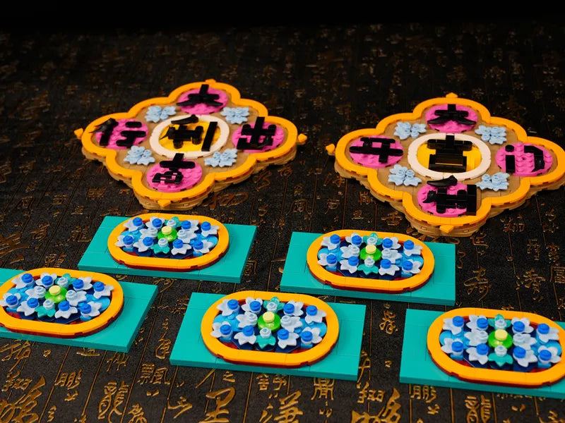 Door Gods & Spring Festival Art — Custom MOC by G.S for CLICK STUDIO | 門神與新春年畫
