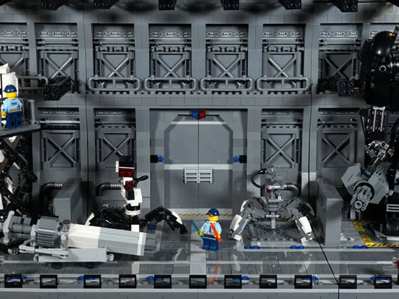 Future Police Mecha Base — Custom MOC by G.S for CLICK STUDIO | 未來警用機甲基地