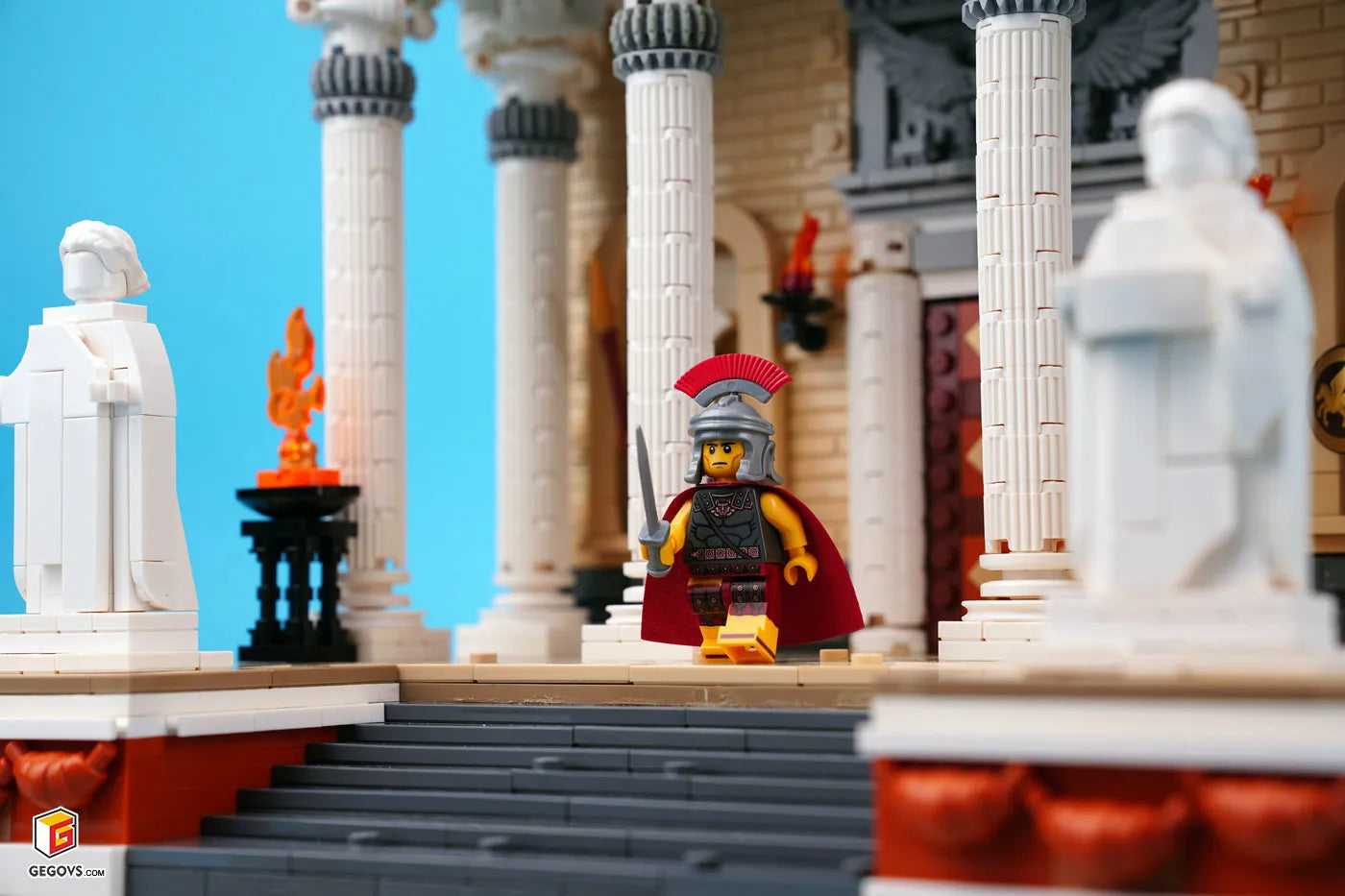 Roman Temple of Mars — Custom MOC by G.S for CLICK STUDIO | 羅馬戰神廟
