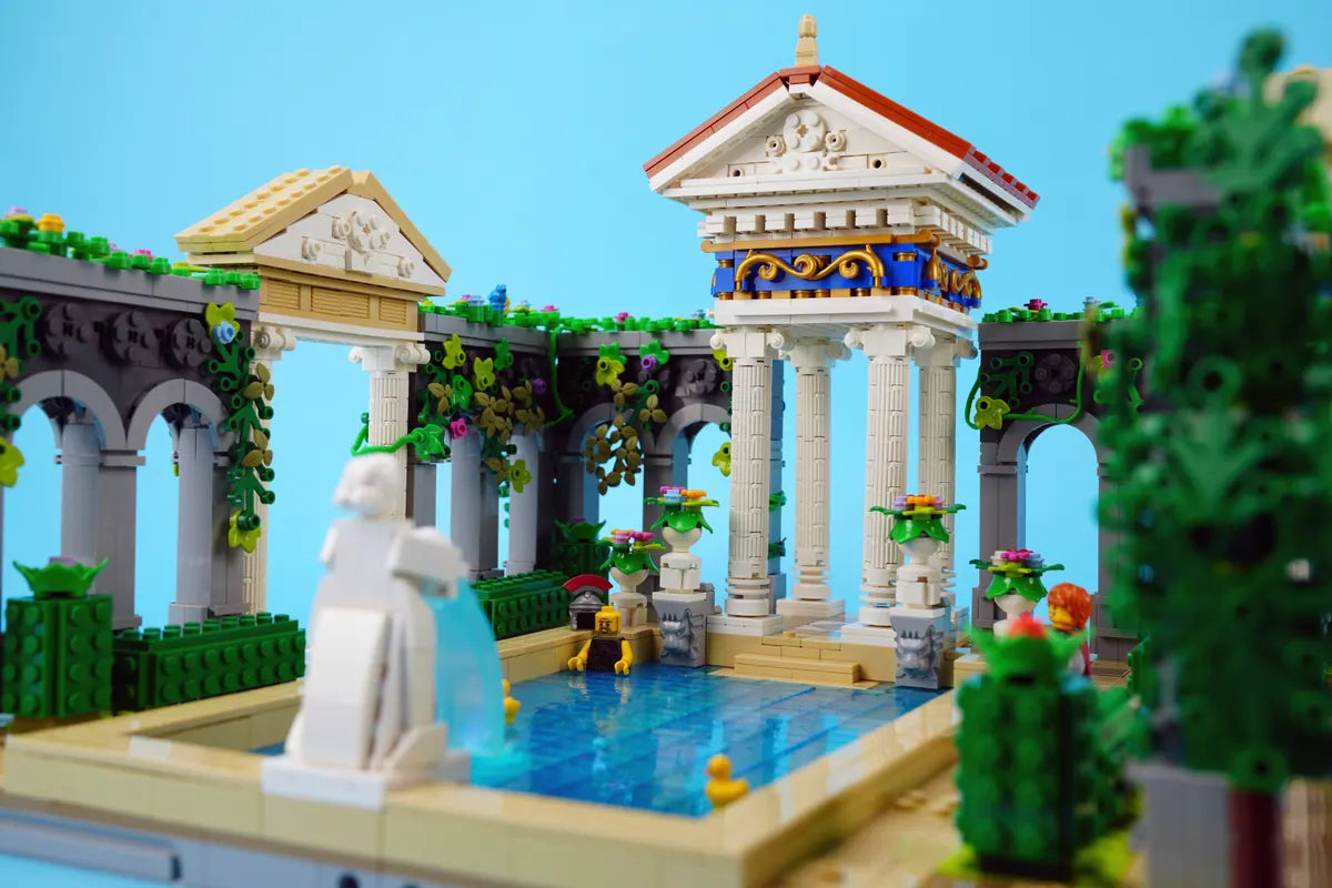 Ancient Roman Open Bath — Custom MOC by G.S for CLICK STUDIO | 古羅馬露天浴池
