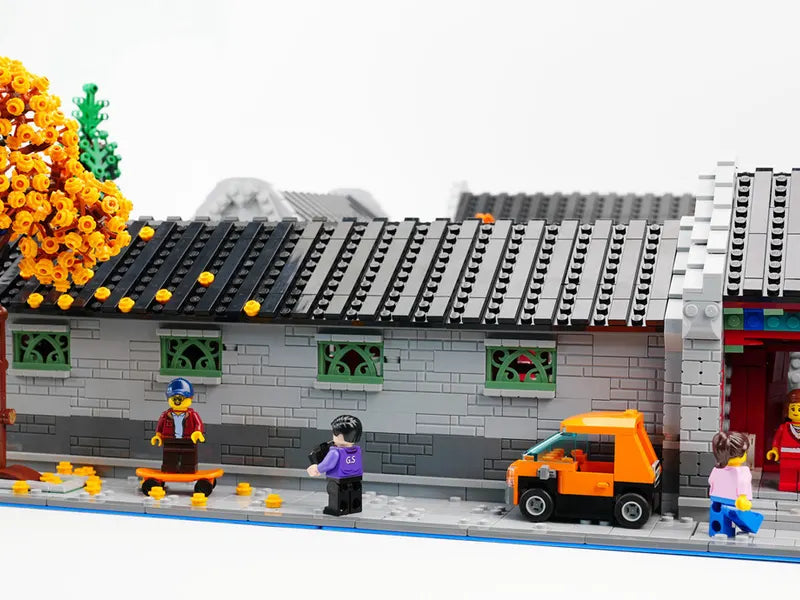 Beijing Siheyuan Two-Courtyard — Custom MOC by G.S for CLICK STUDIO | 北京兩進四合院